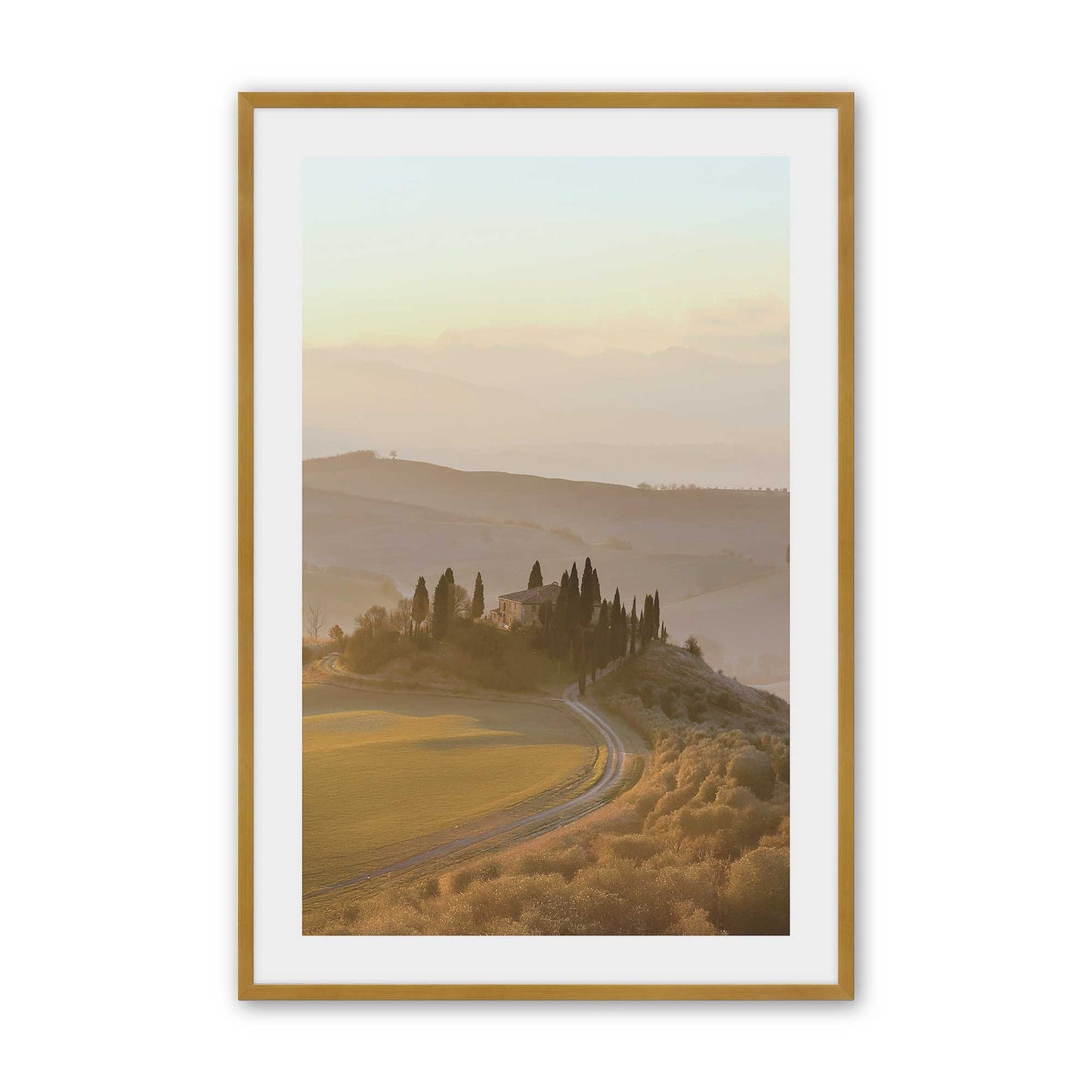 [Color:Polished Gold], Picture of art in a Polished Gold frame