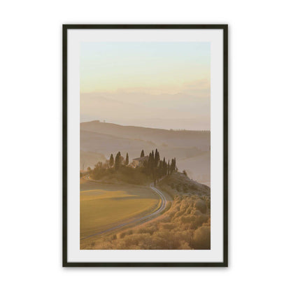 [Color:Satin Black], Picture of art in a Satin Black frame