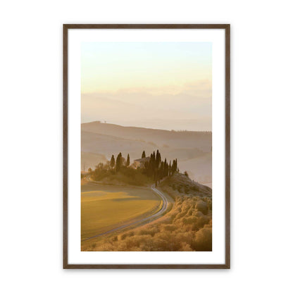 [Color:Walnut], Picture of art in a Walnut frame