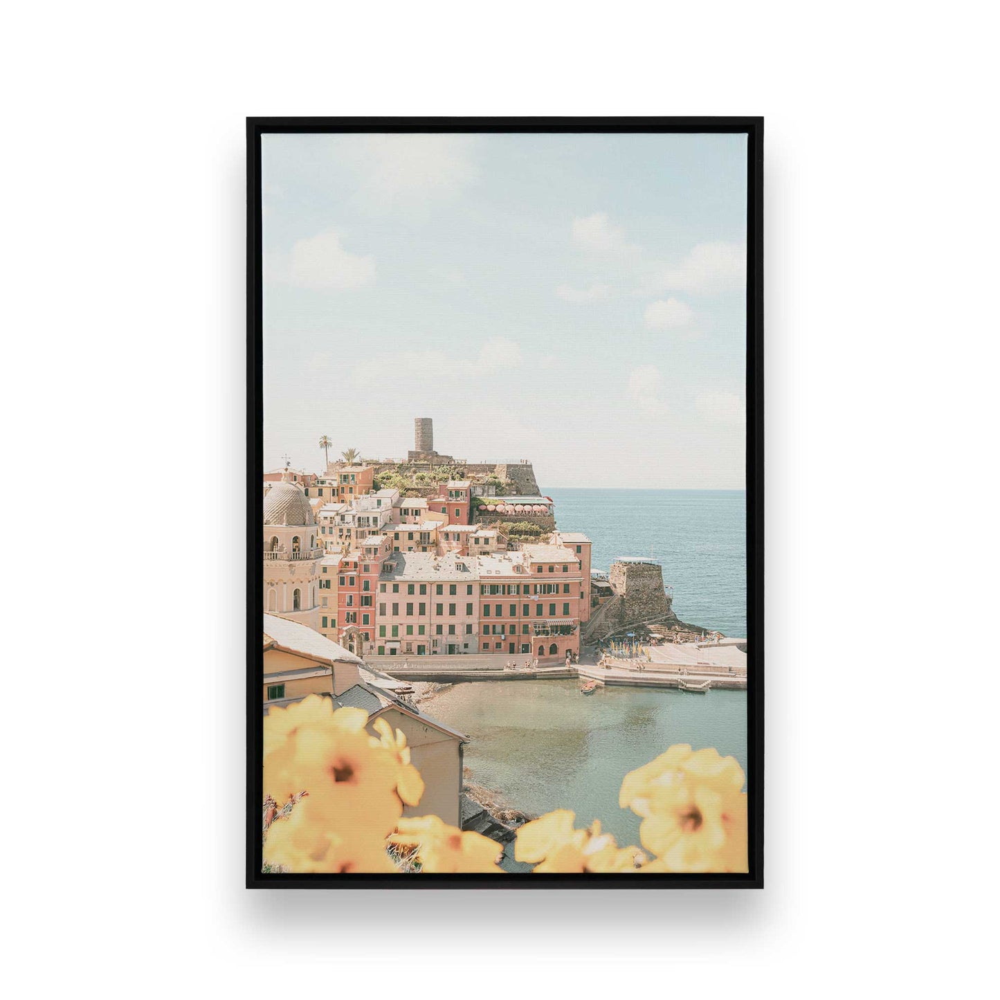 [Color:Satin Black], Picture of art in a Satin Black frame