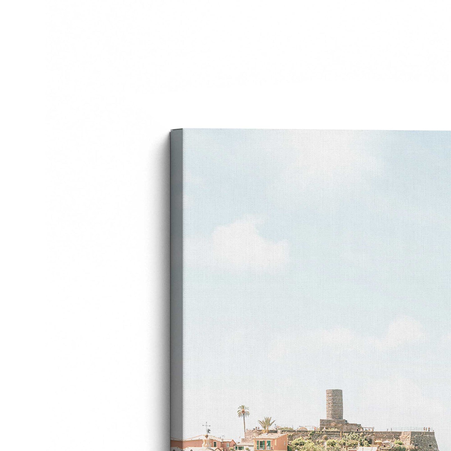 [Color:Stretched Canvas], Picture of the corner of the art