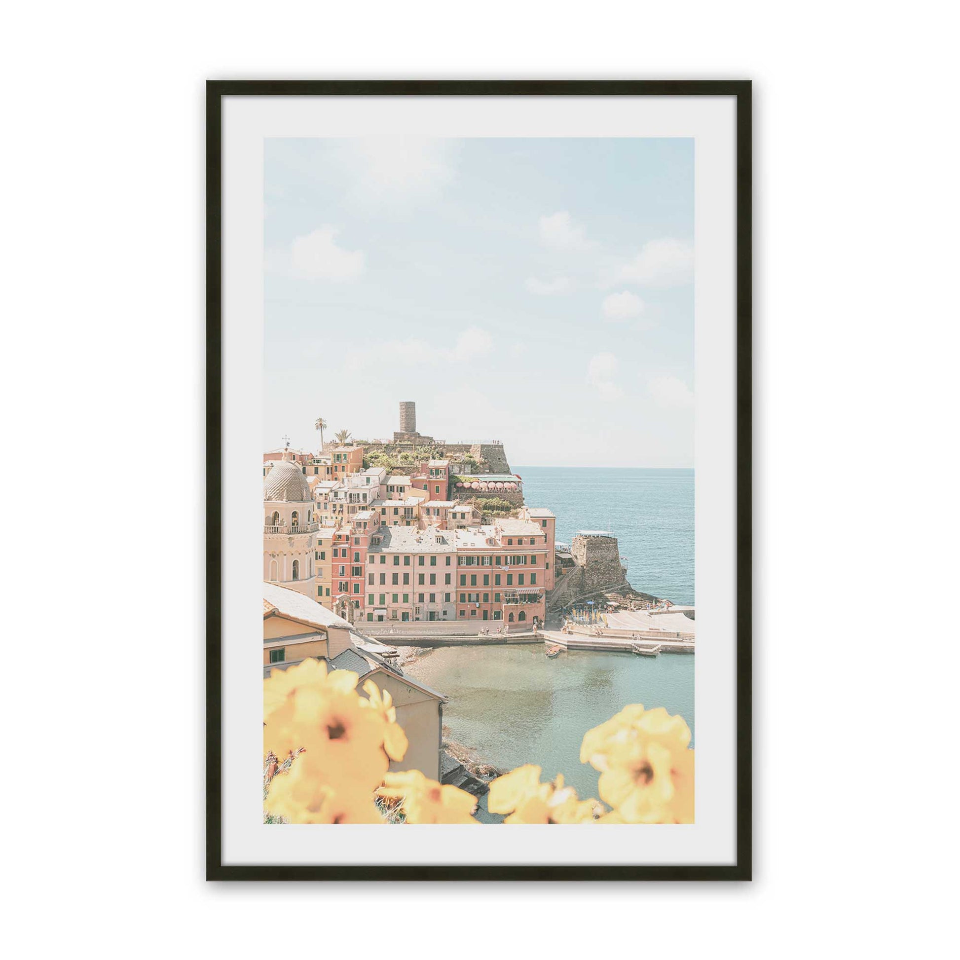 [Color:Satin Black], Picture of art in a Satin Black frame