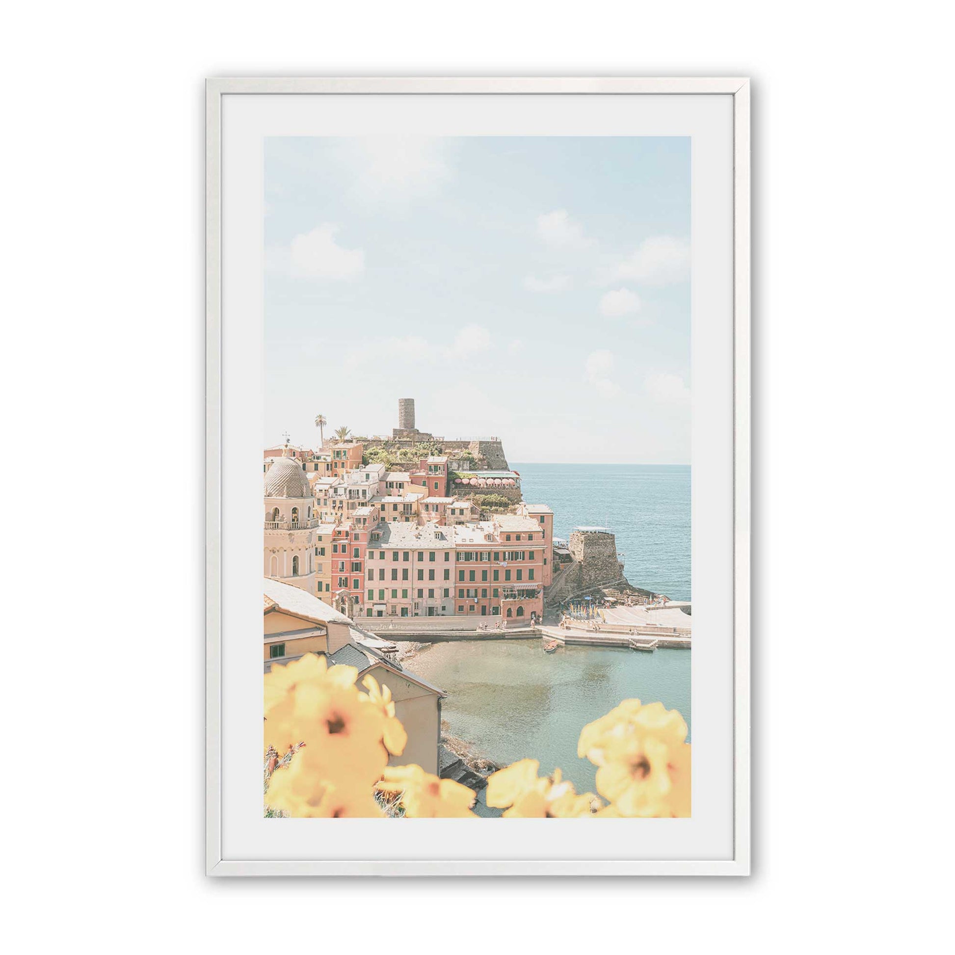 [Color:Opaque White], Picture of art in a Opaque White frame