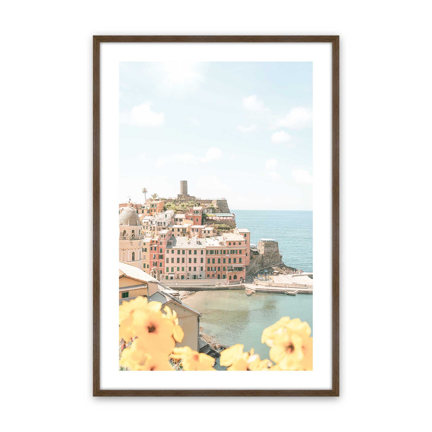 [Color:Walnut], Picture of art in a Walnut frame