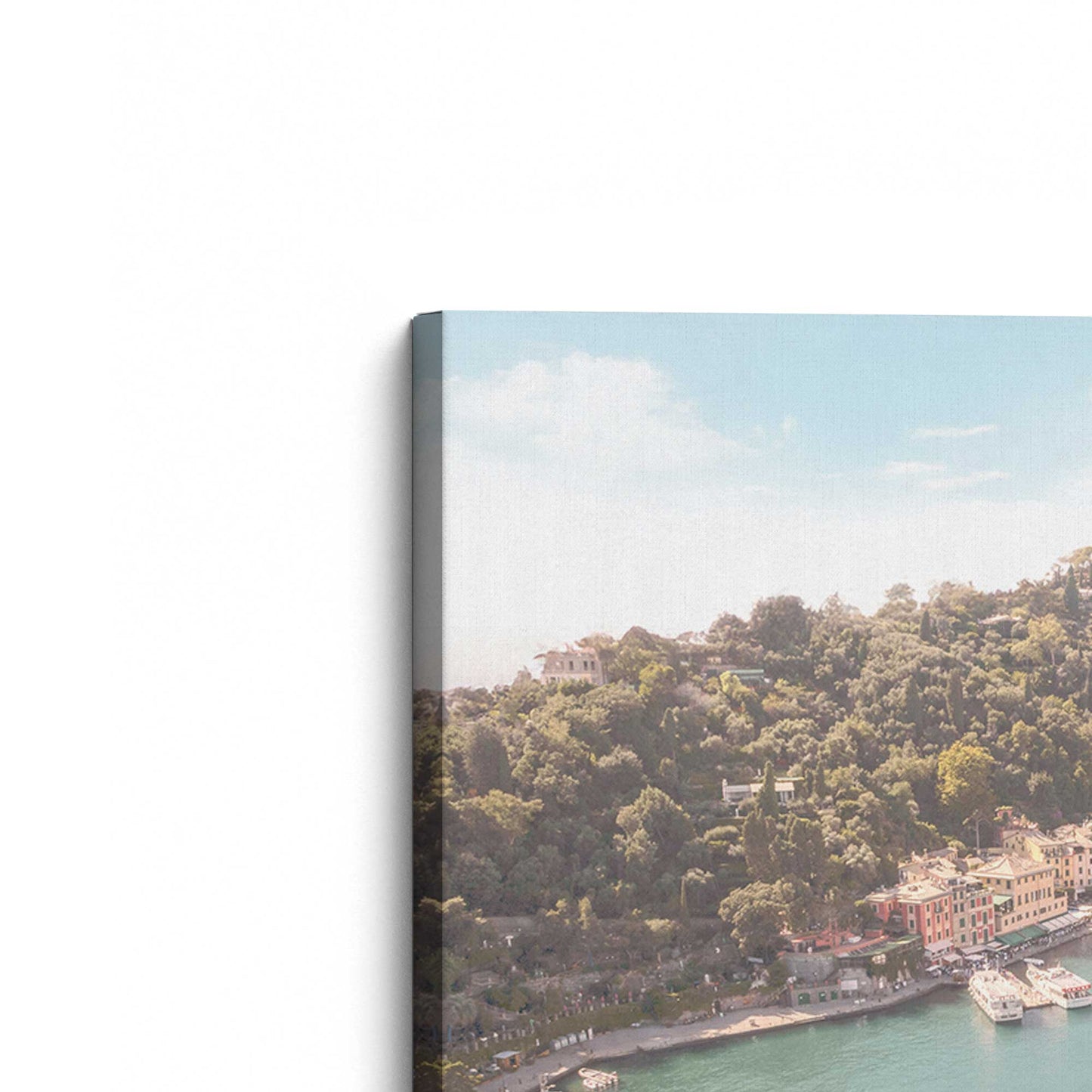 [Color:Stretched Canvas], Picture of the corner of the art