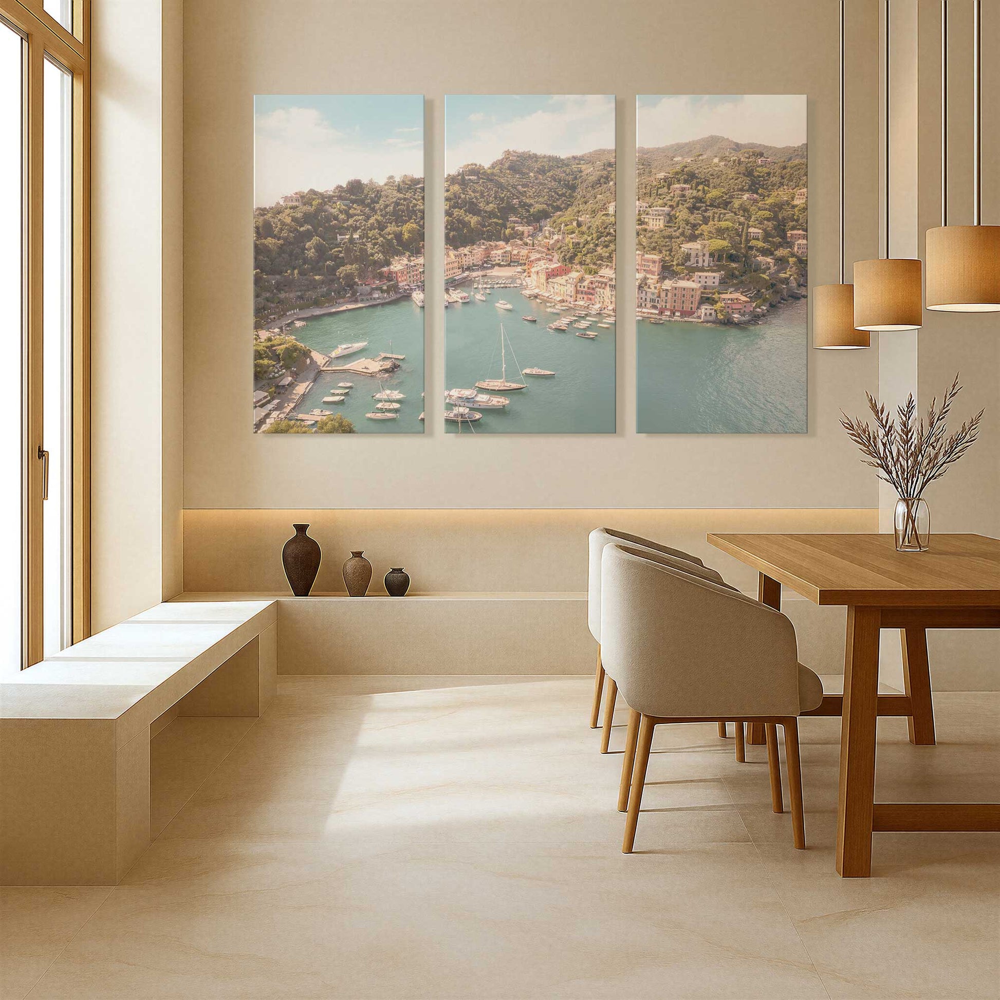 [Color:Stretched Canvas], Picture of art in a room