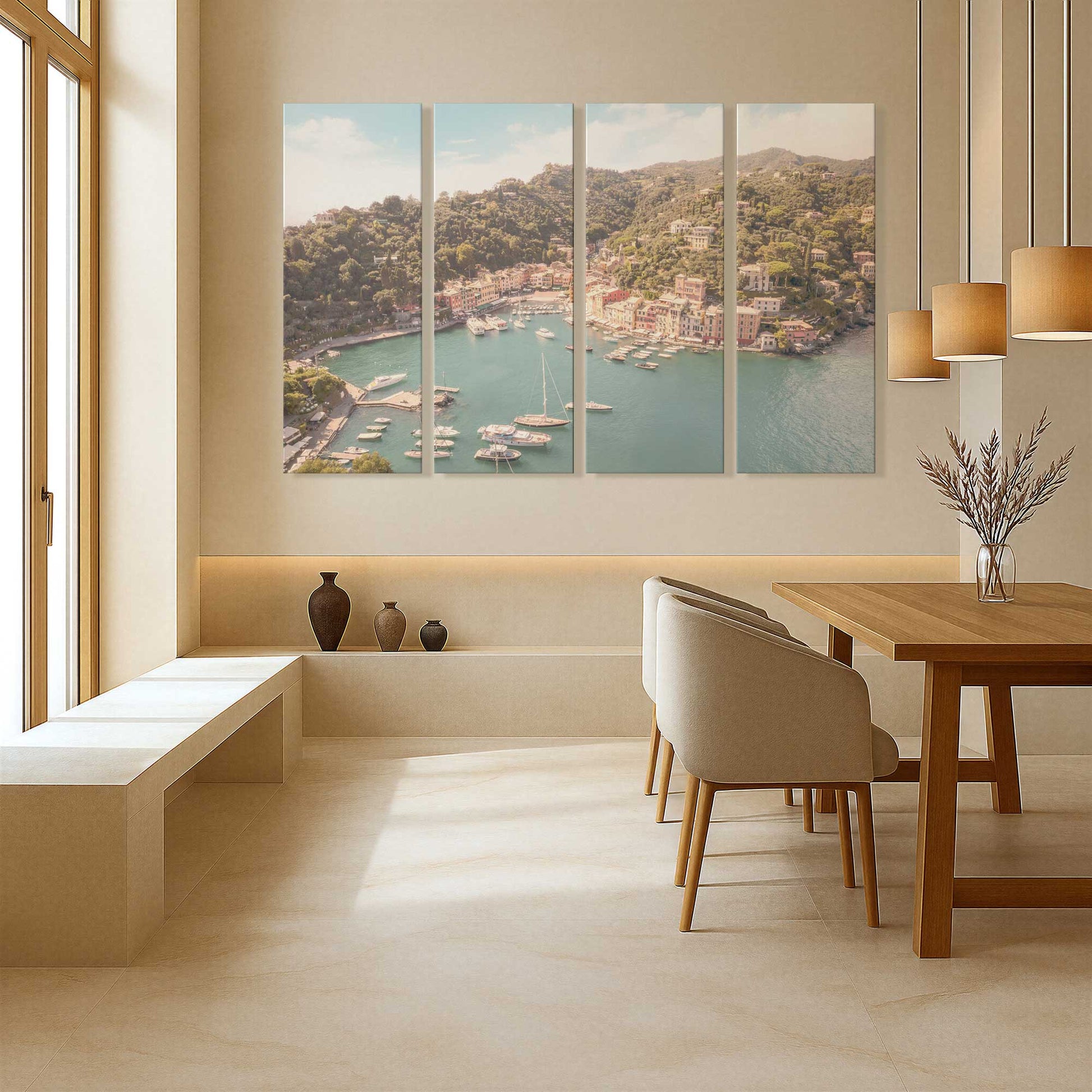 [Color:Stretched Canvas], Picture of art in a room