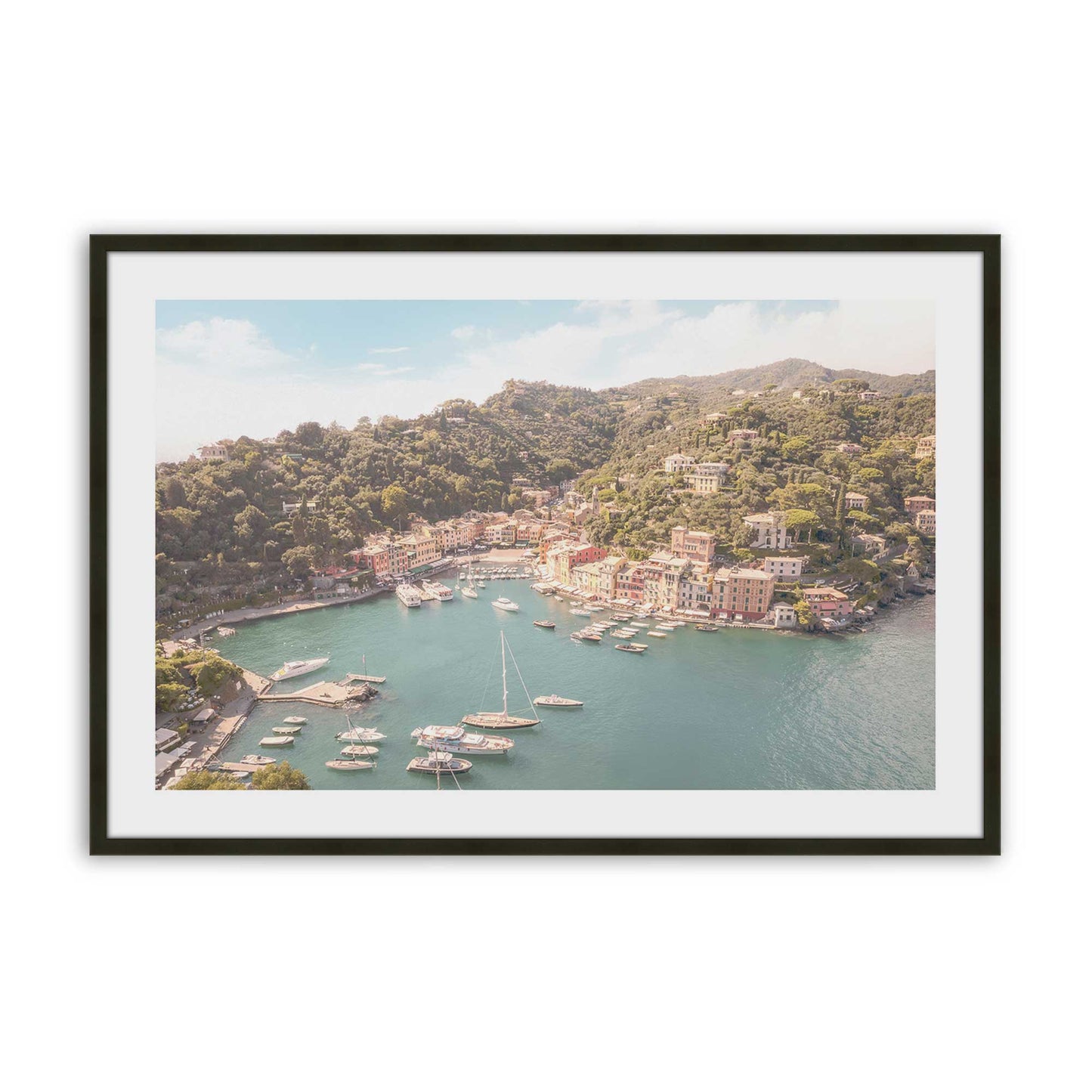 [Color:Satin Black], Picture of art in a Satin Black frame