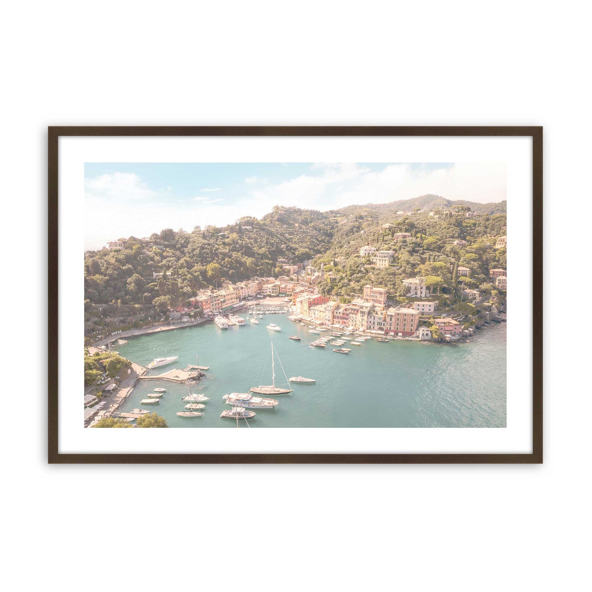 [Color:Brown], Picture of art in a Brown frame