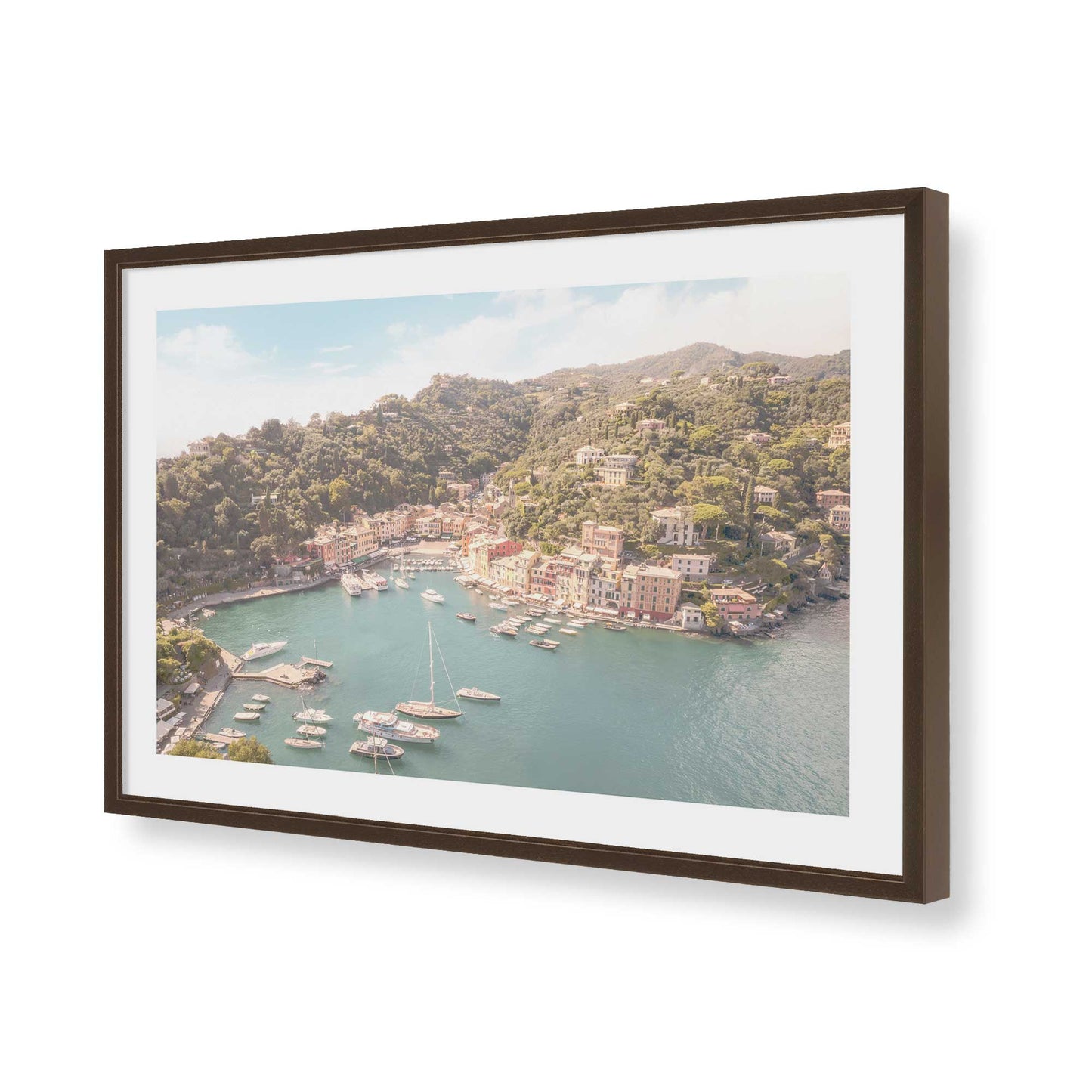 [Color:Belvinder Brown], Picture of art in a Belvinder Brown frame of the corner