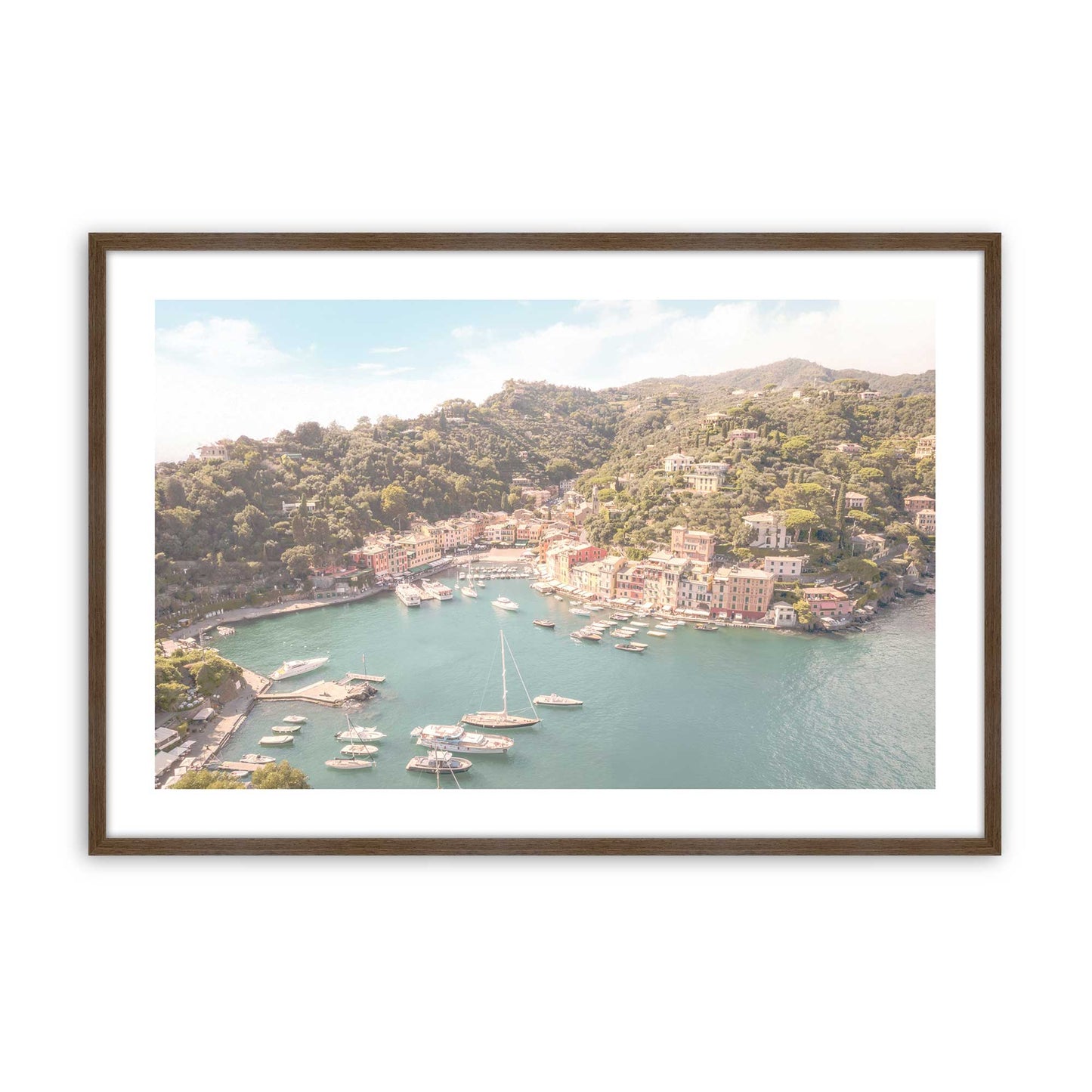 [Color:Walnut], Picture of art in a Walnut frame