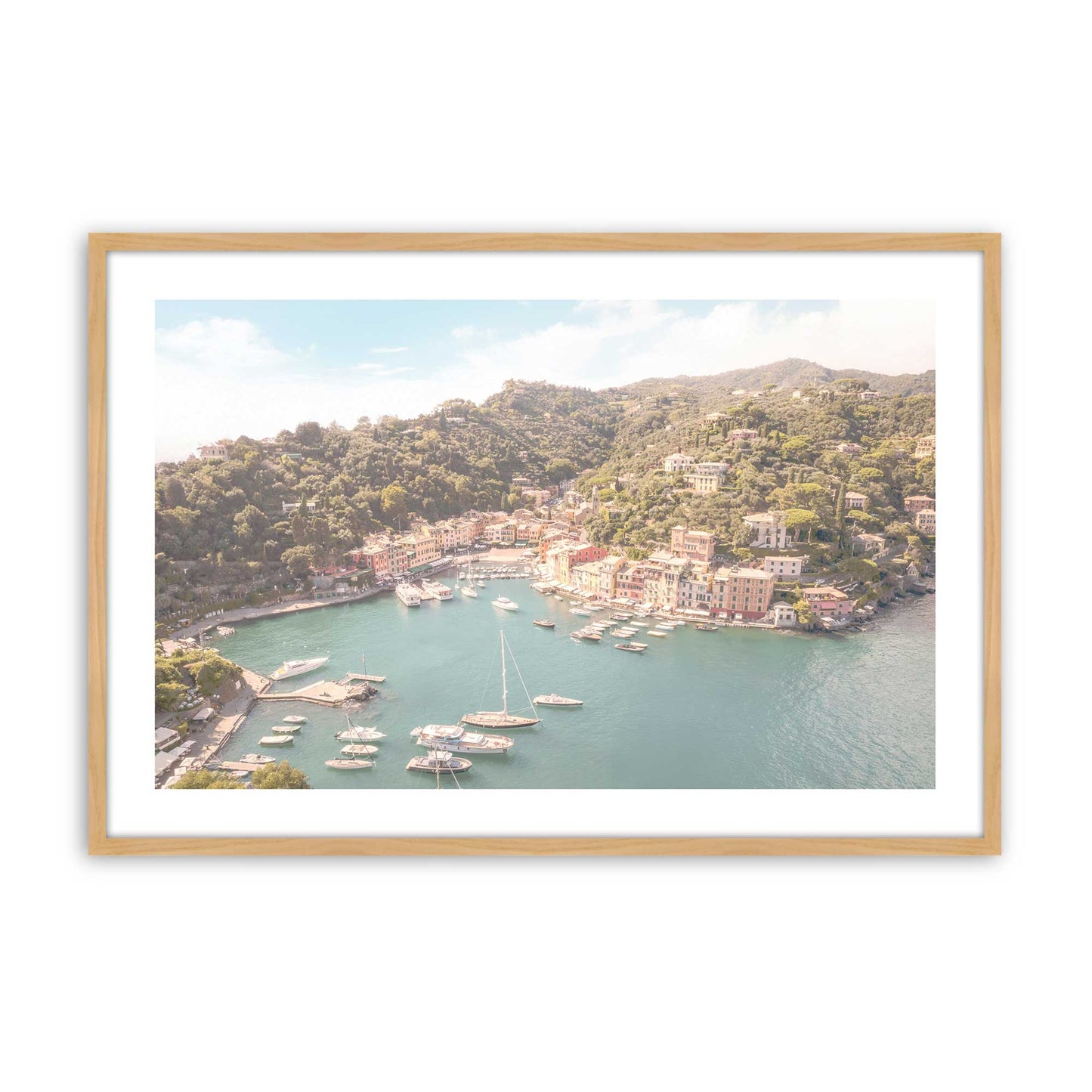 [Color:American Maple], Picture of art in a American Maple frame