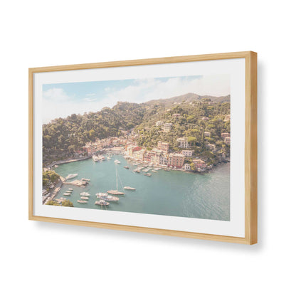 [Color:American Maple], Picture of art in a American Maple frame of the corner