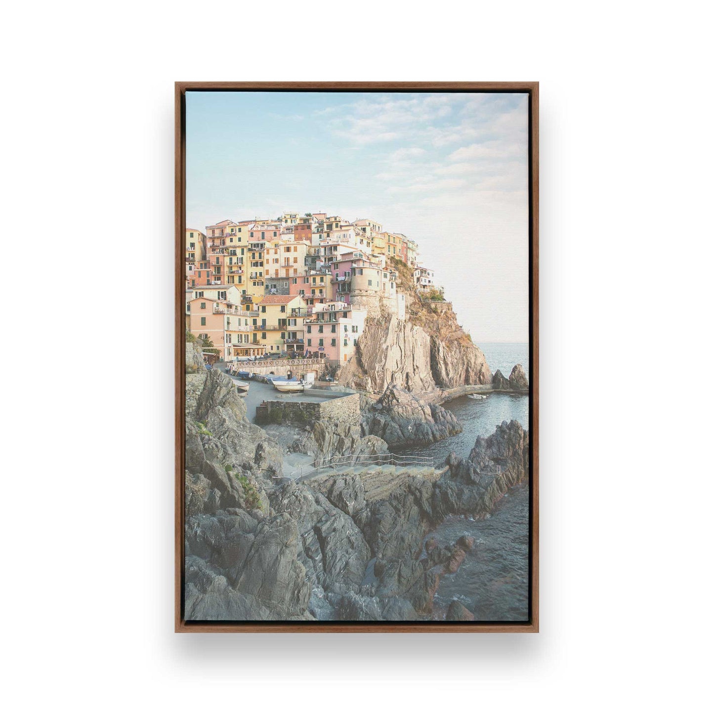 [Color:Walnut], Picture of art in a Walnut frame