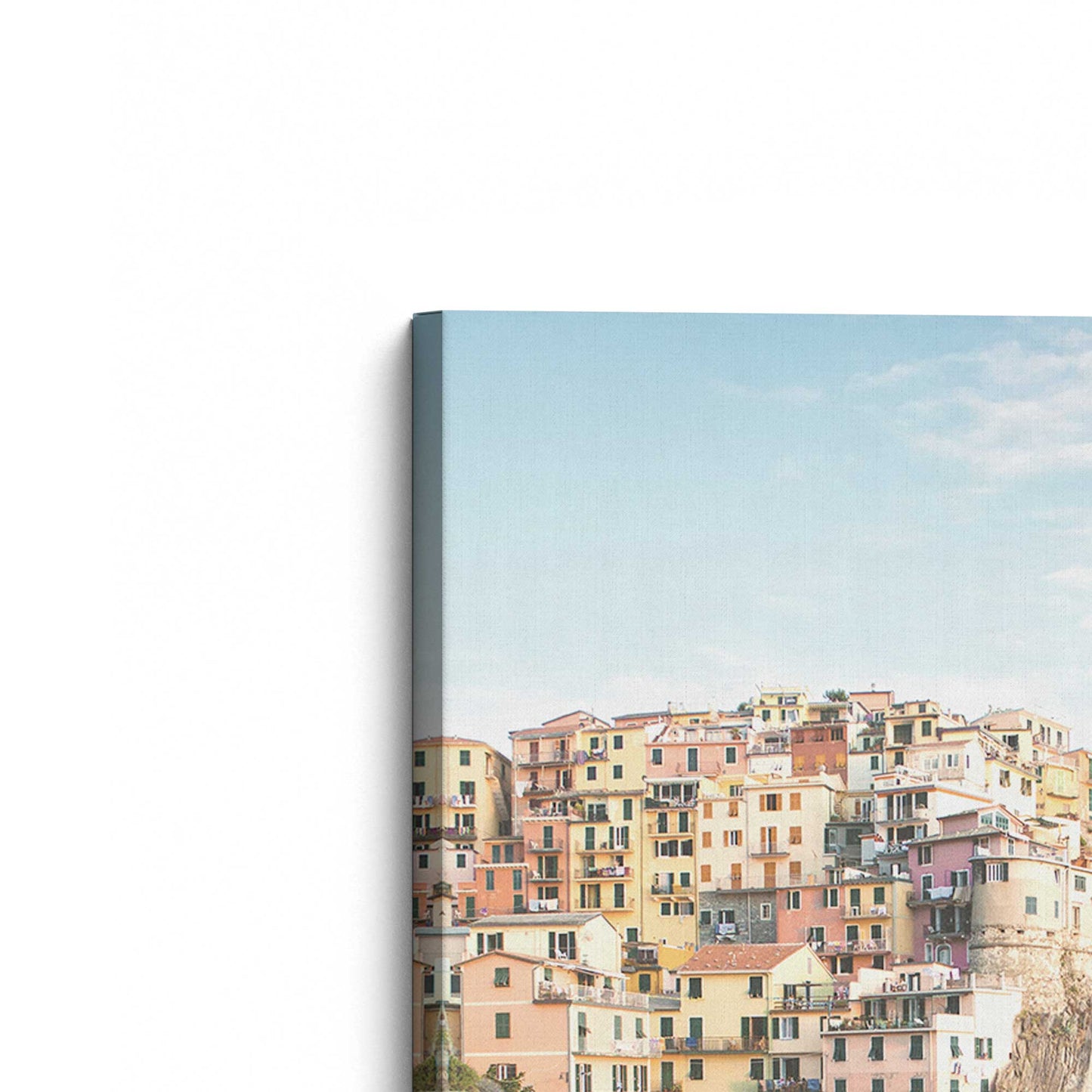 [Color:Stretched Canvas], Picture of the corner of the art