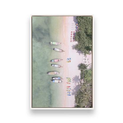 [Color:Opaque White], Picture of art in a White frame