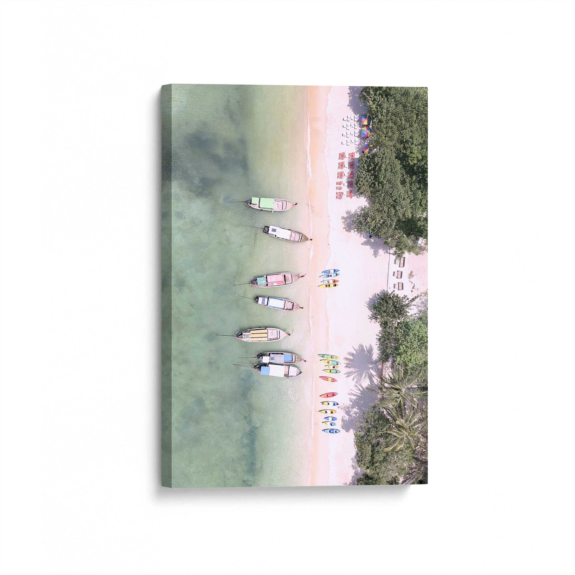 [Color:Stretched Canvas], Picture of art at an angle