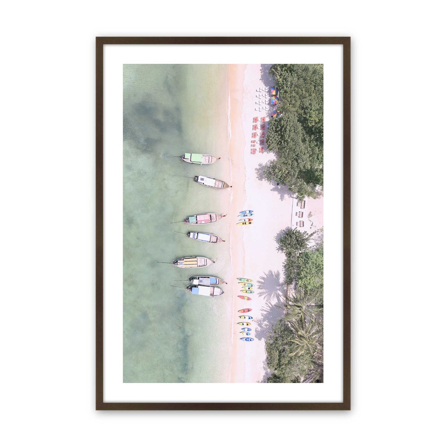 [Color:Belvinder Brown], Picture of art in a Belvinder Brown frame
