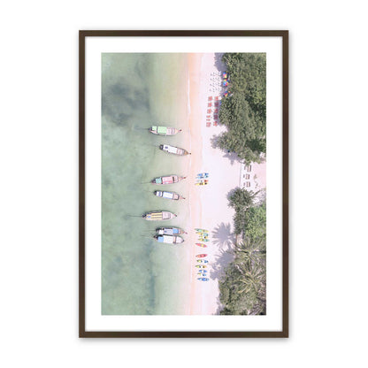 [Color:Brown], Picture of art in a Brown frame