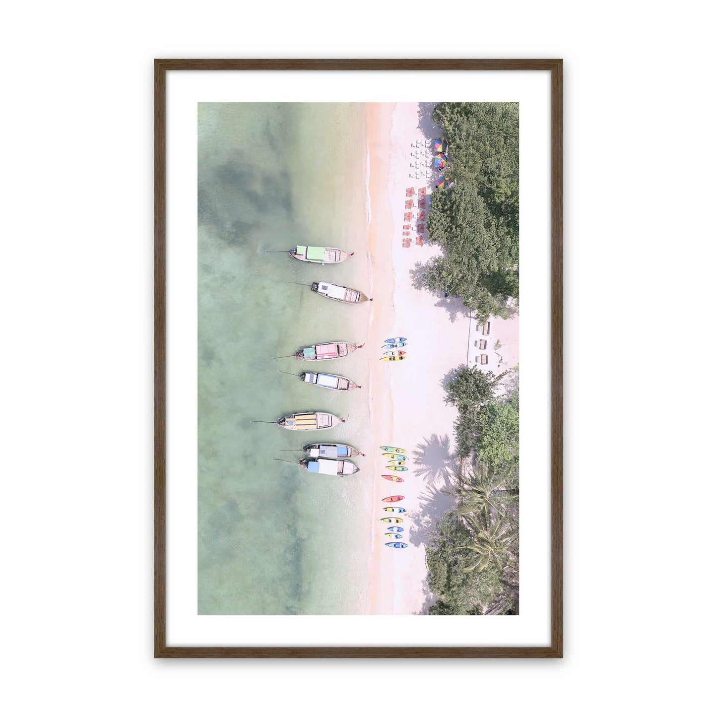 [Color:Walnut], Picture of art in a Walnut frame