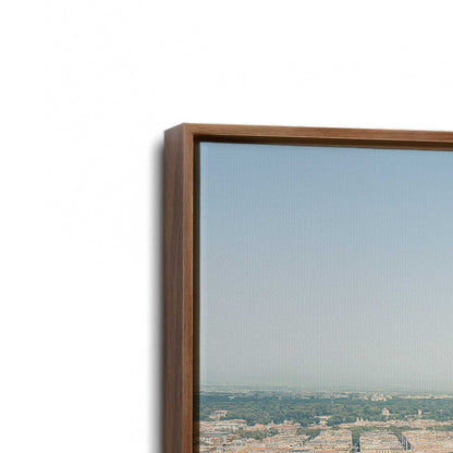 [Color:Walnut], Picture of art in a Walnut frame at an angle
