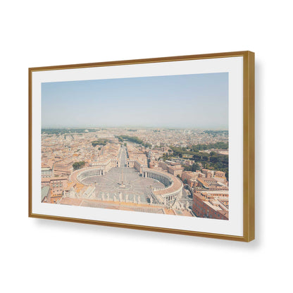 [Color:Polished Gold], Picture of art in a Polished Gold frame of the corner