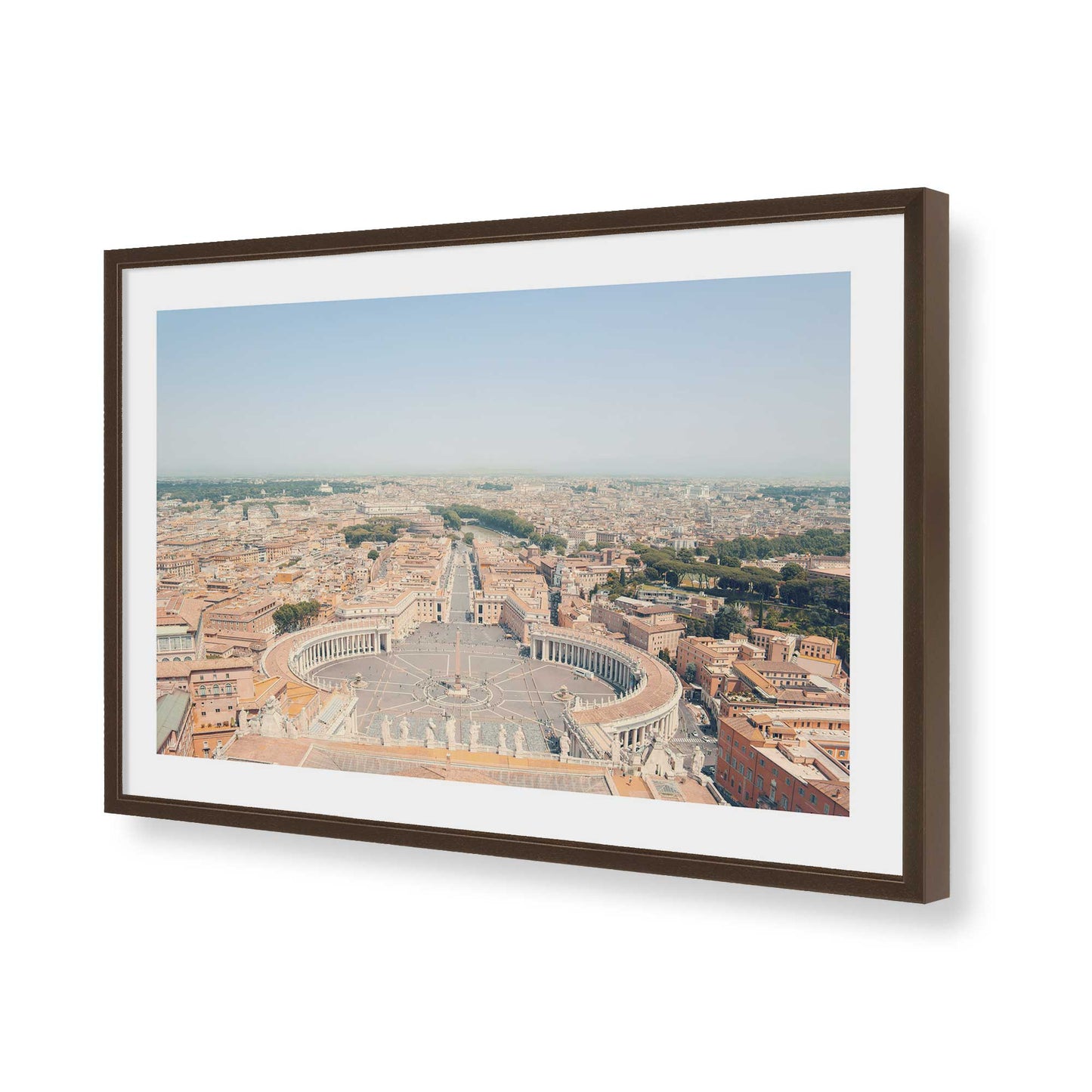 [Color:Belvinder Brown], Picture of art in a Belvinder Brown frame of the corner