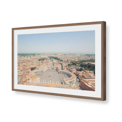 [Color:Walnut], Picture of art in a Walnut frame of the corner