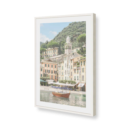 [Color:Opaque White], Picture of art in a Opaque White frame of the corner