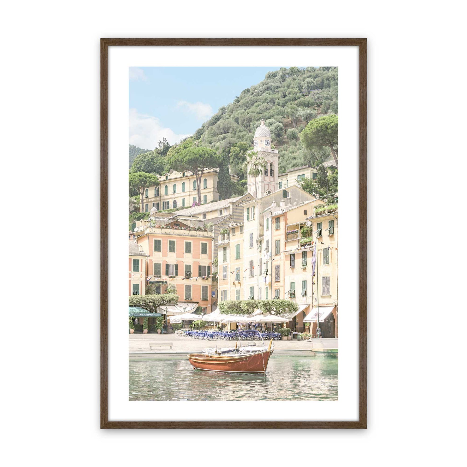 [Color:Walnut], Picture of art in a Walnut frame
