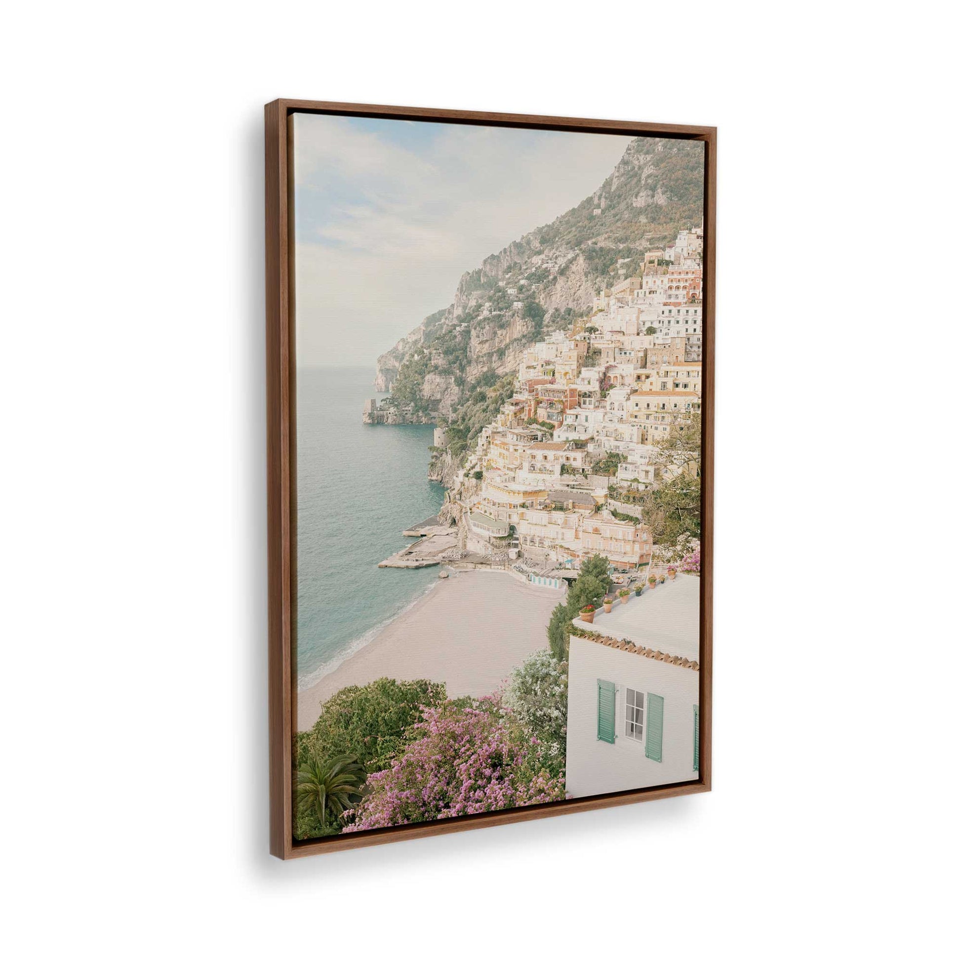 [Color:Walnut], Picture of the corner of the art