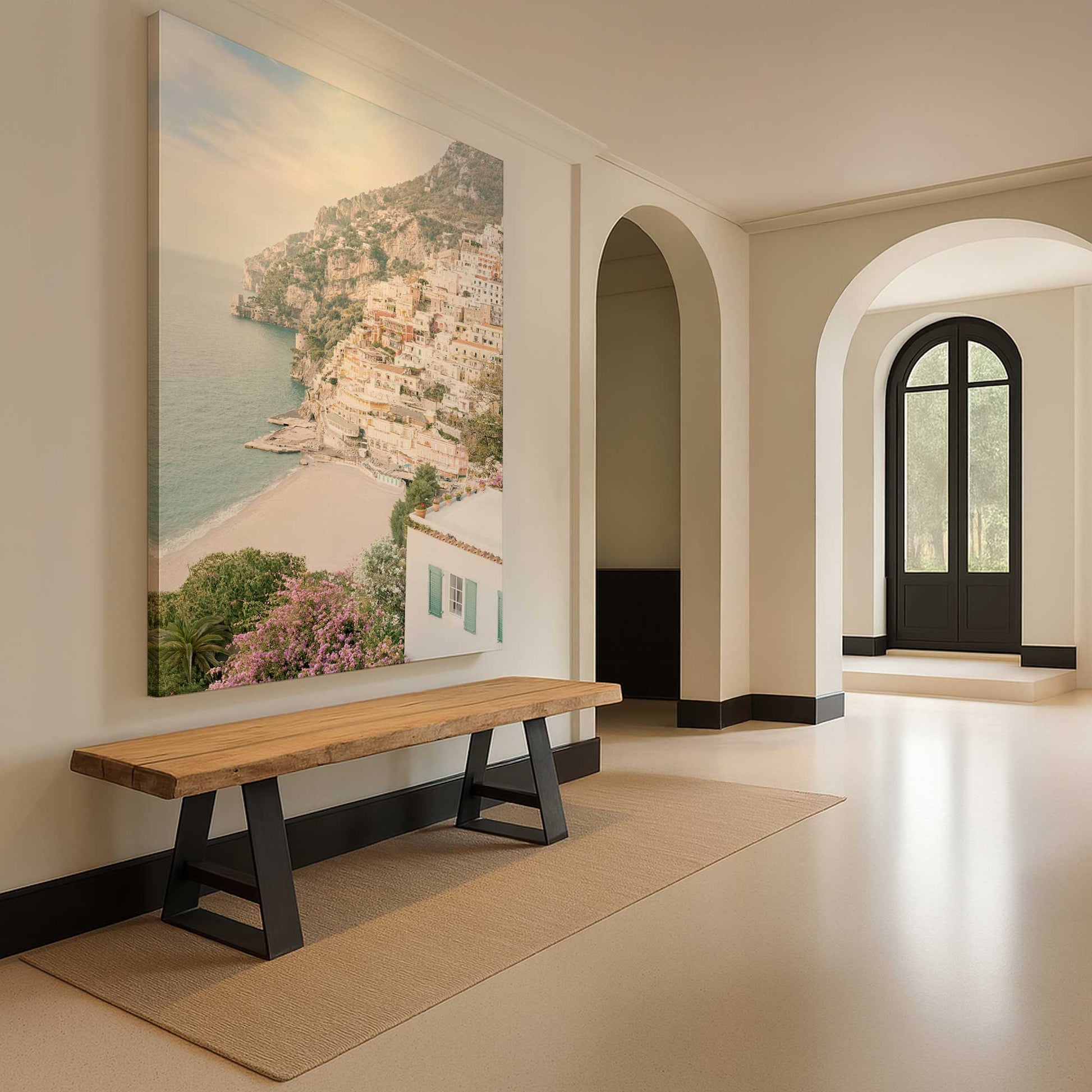 [Color:Stretched Canvas], Picture of art in a room