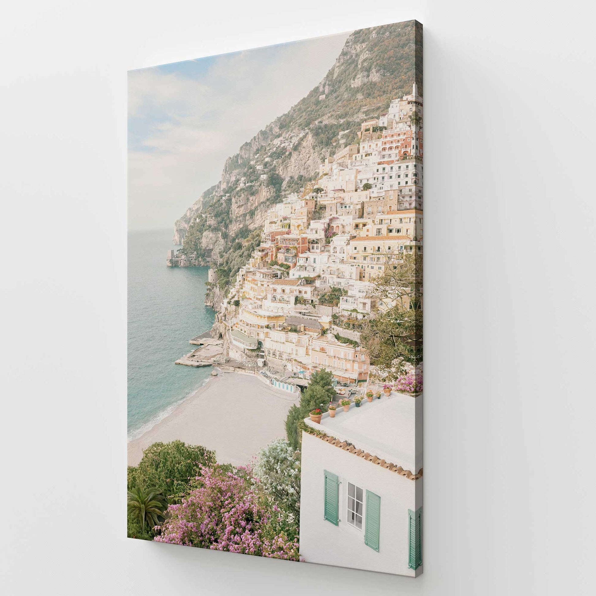 [Color:Stretched Canvas], Picture of art at an angle