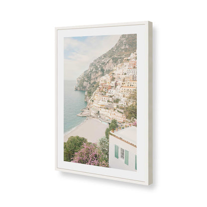 [Color:Opaque White], Picture of art in a Opaque White frame of the corner