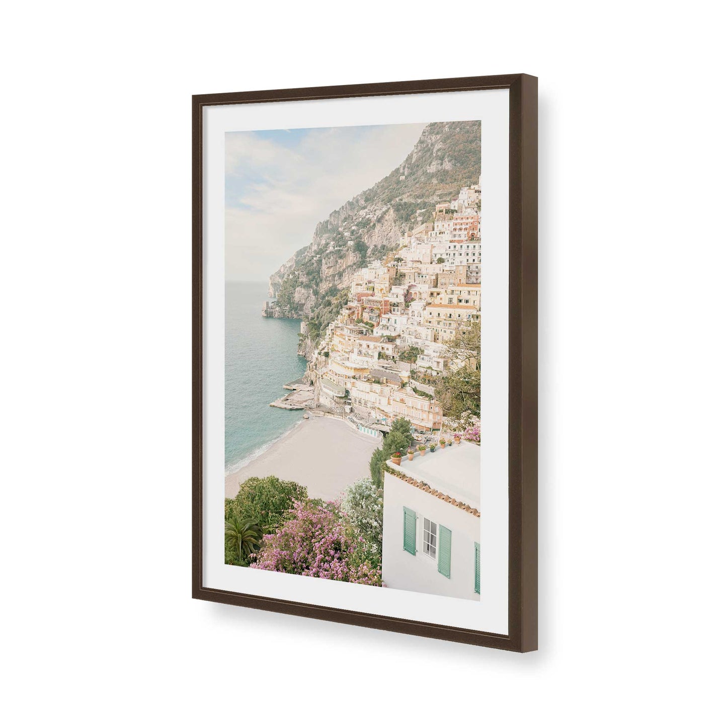 [Color:Belvinder Brown], Picture of art in a Belvinder Brown frame of the corner