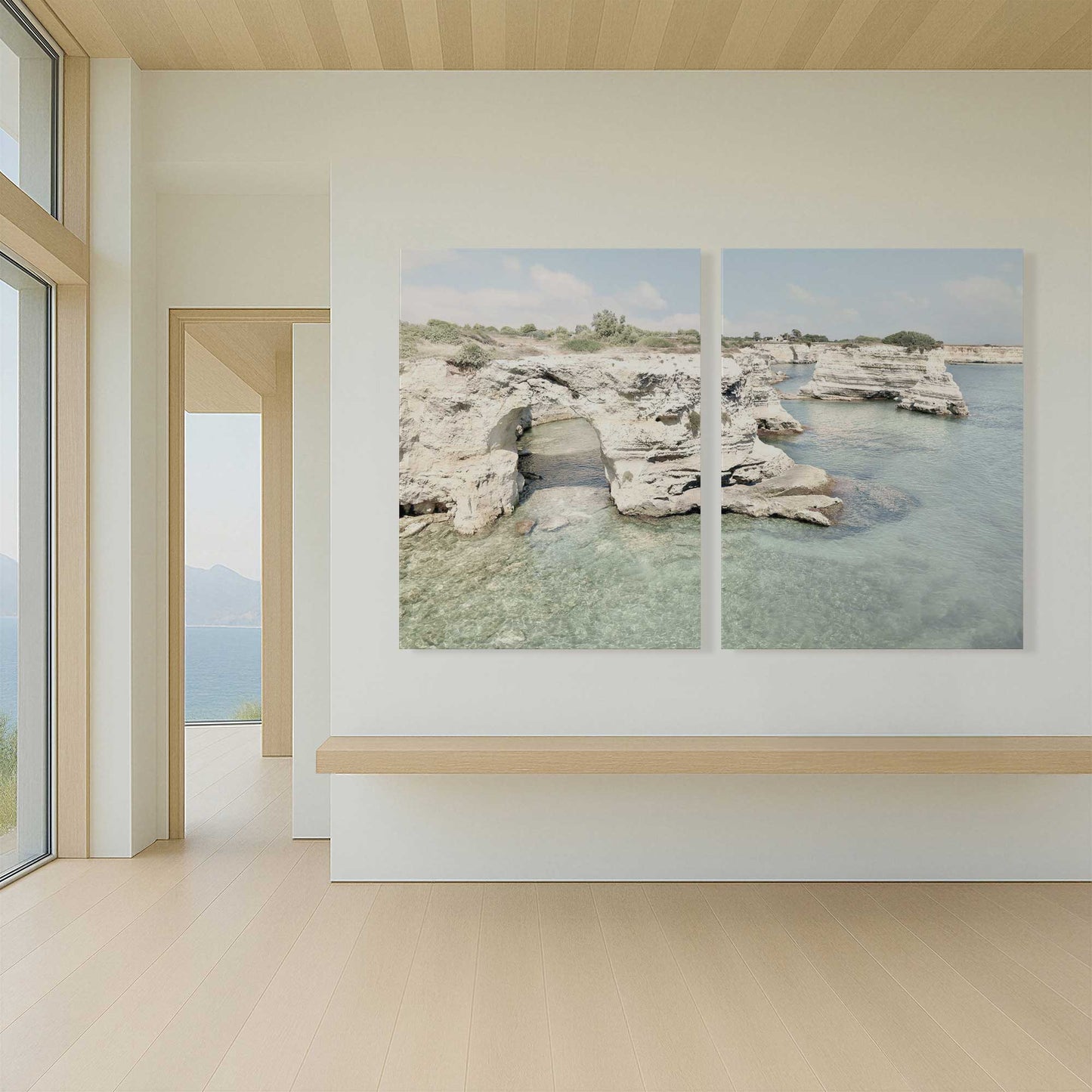 [Color:Stretched Canvas], Picture of art in a room