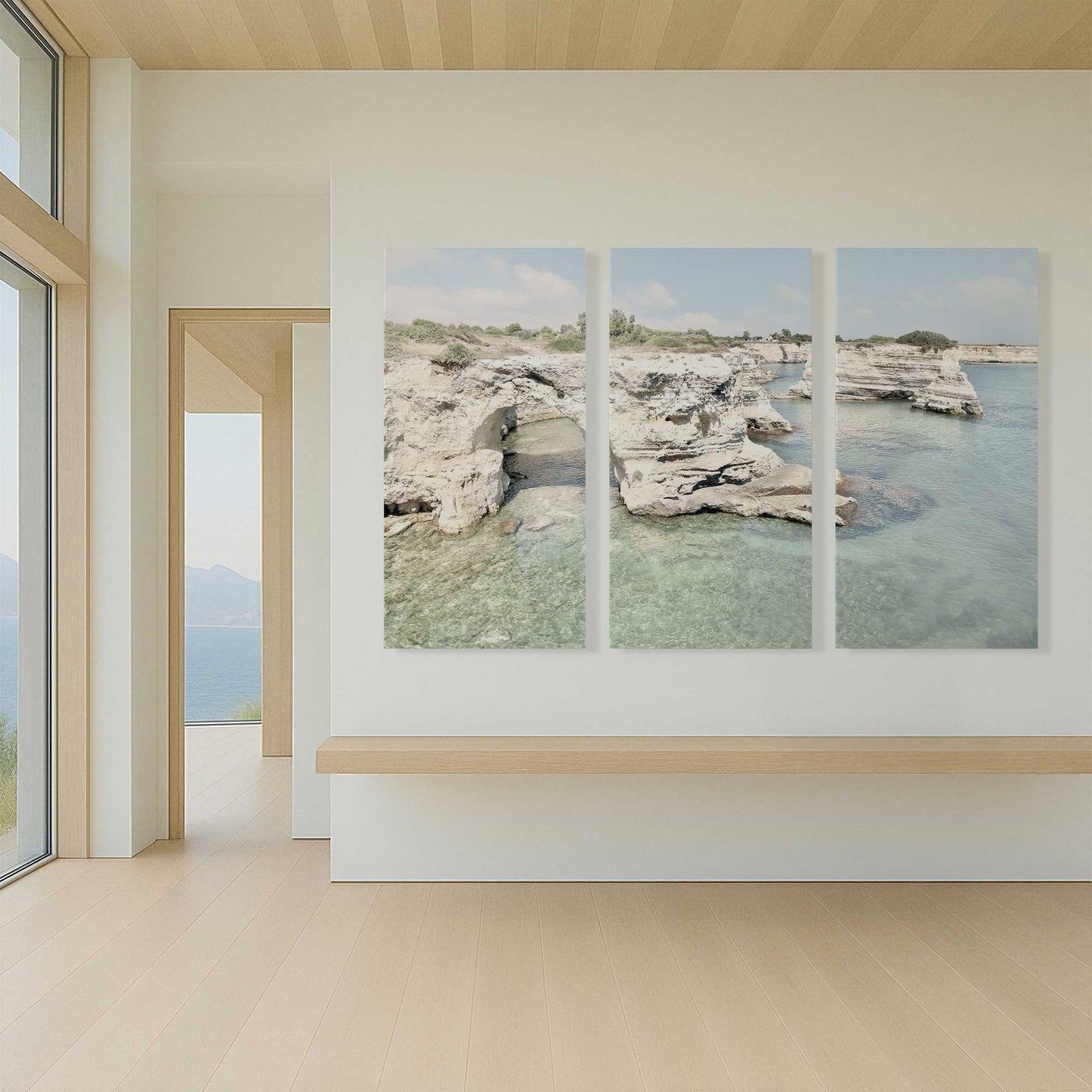 [Color:Stretched Canvas], Picture of art in a room