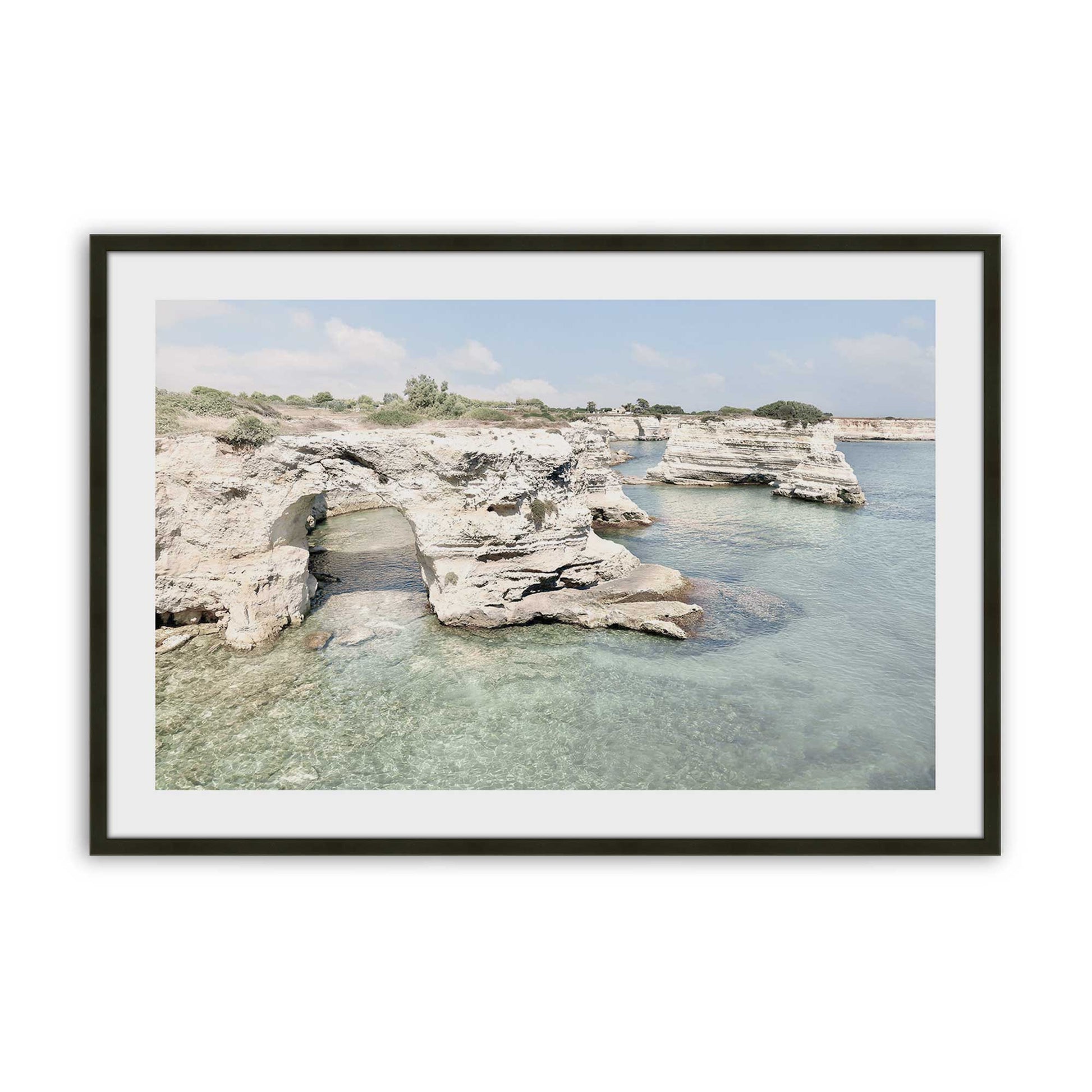 [Color:Satin Black], Picture of art in a Satin Black frame