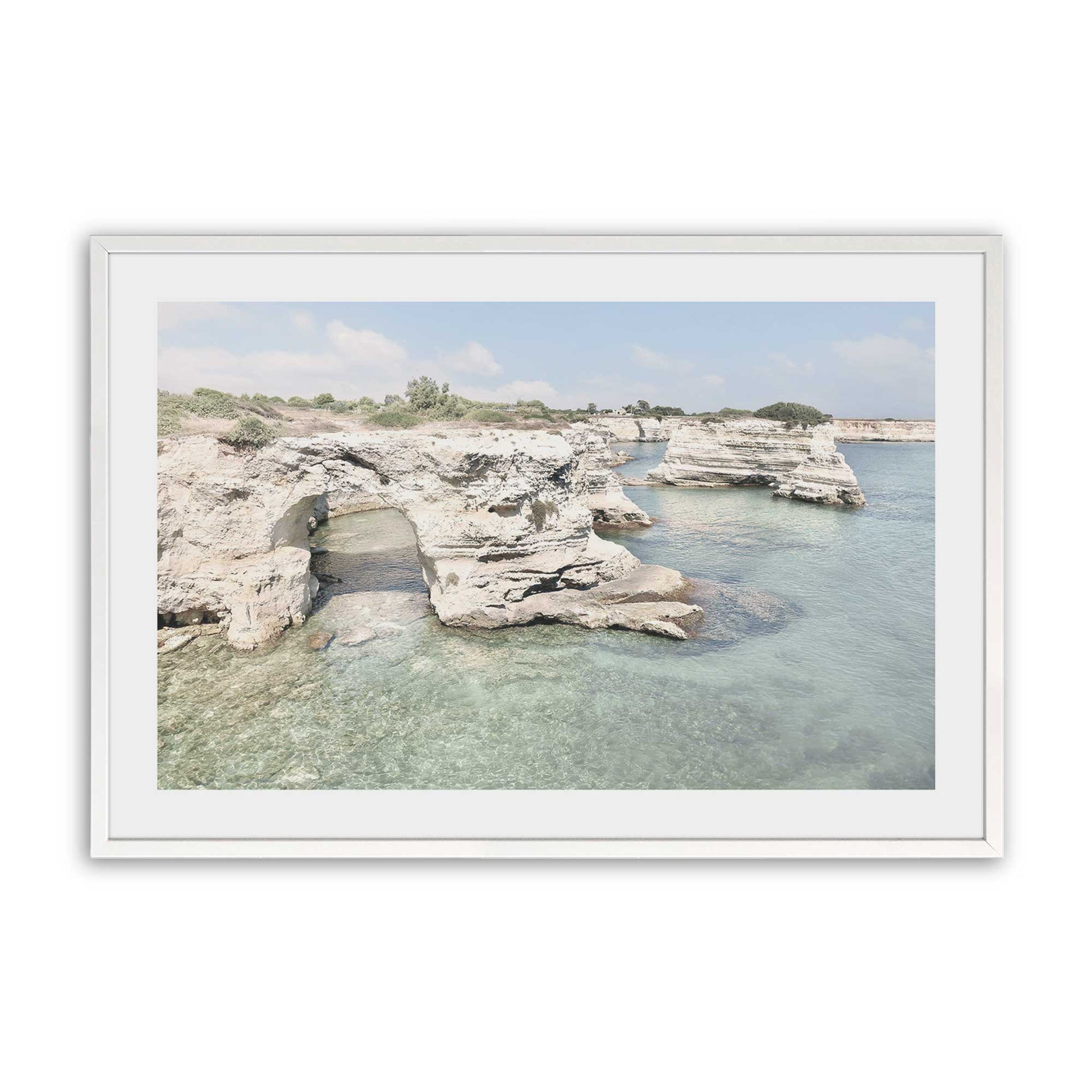 [Color:Opaque White], Picture of art in a Opaque White frame