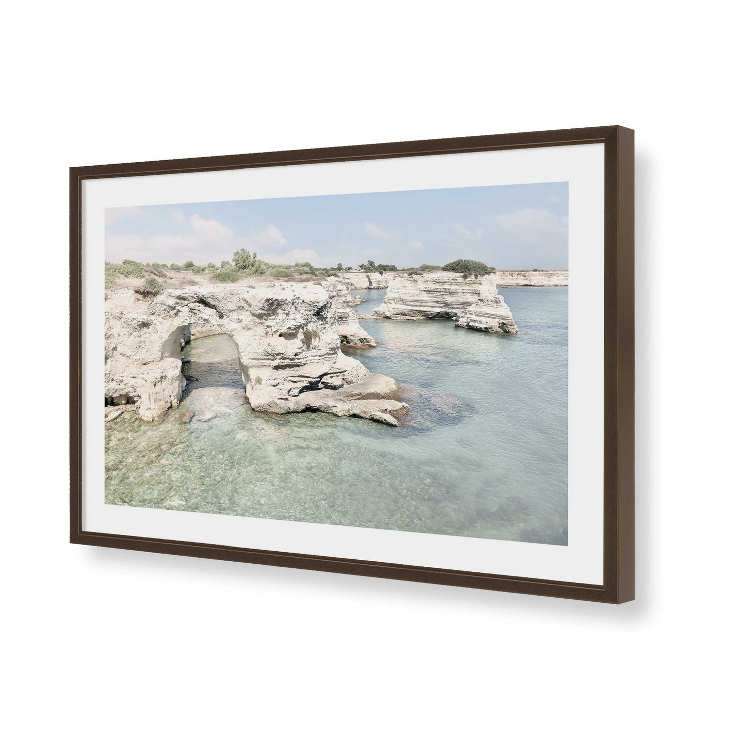 [Color:Belvinder Brown], Picture of art in a Belvinder Brown frame of the corner