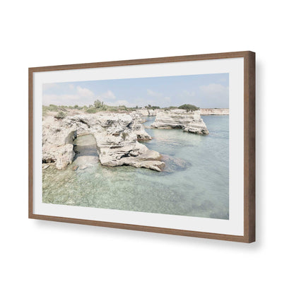 [Color:Walnut], Picture of art in a Walnut frame of the corner