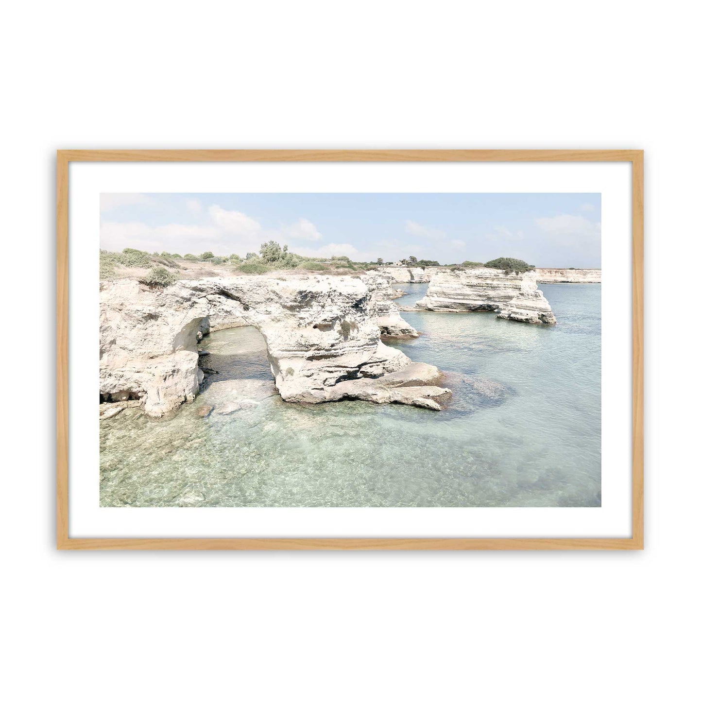 [Color:American Maple], Picture of art in a American Maple frame