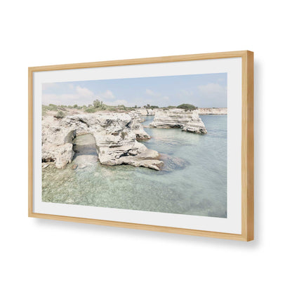 [Color:American Maple], Picture of art in a American Maple frame of the corner