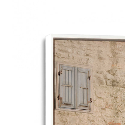 [Color:Opaque White], Picture of art in a White frame at an angle