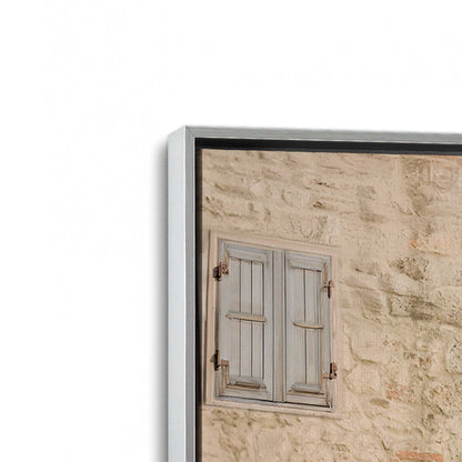 [Color:Polished Chrome], Picture of art in a Polished Chrome frame at an angle