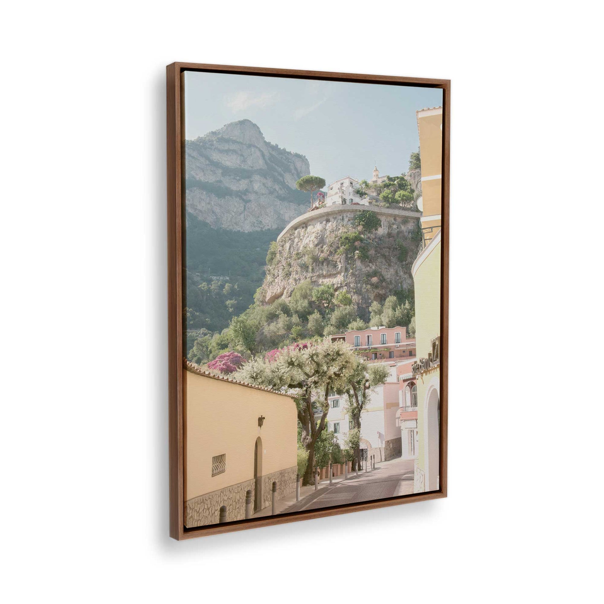 [Color:Walnut], Picture of the corner of the art