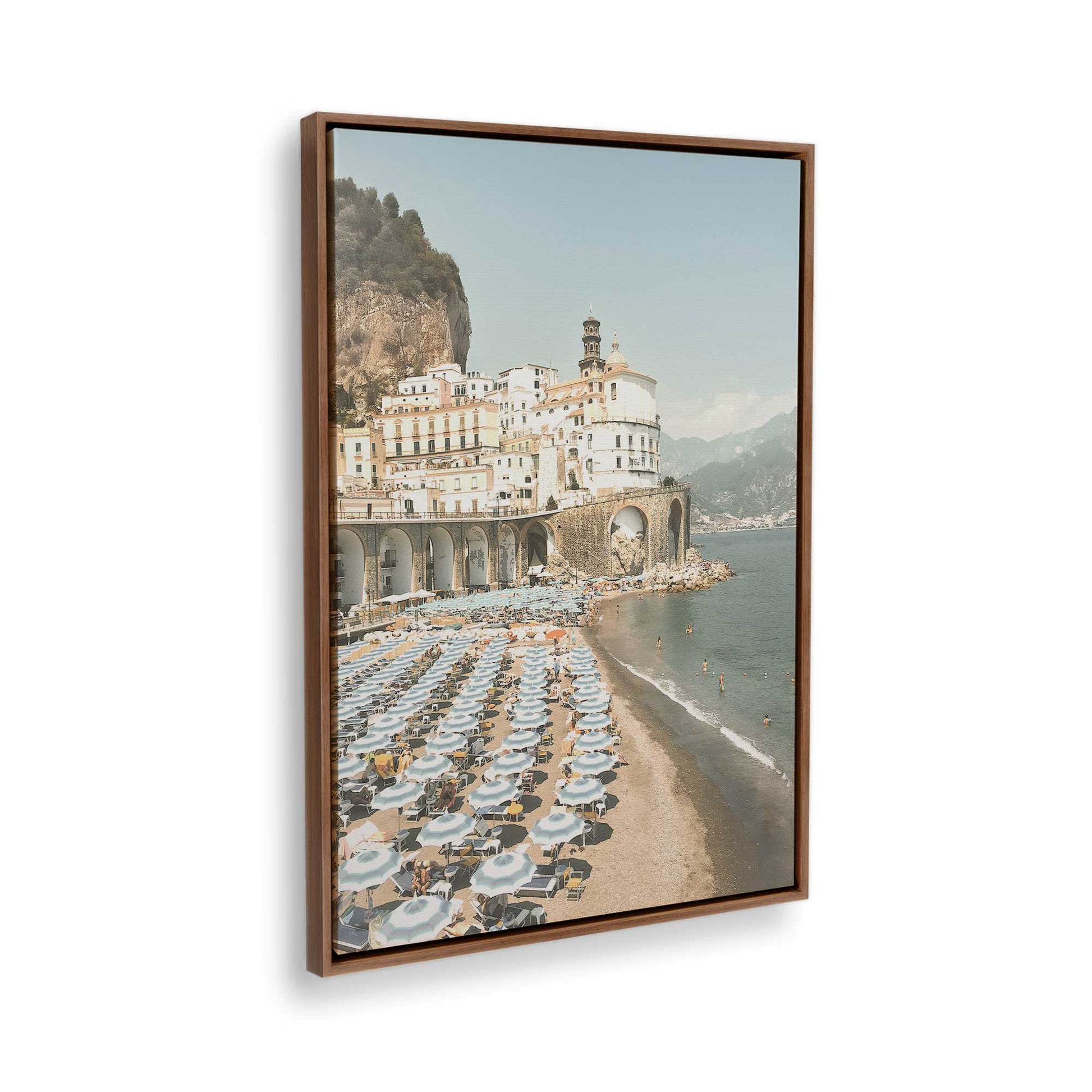 [Color:Walnut], Picture of the corner of the art