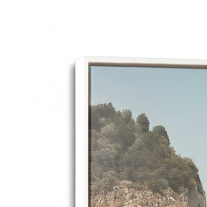 [Color:Opaque White], Picture of art in a White frame at an angle