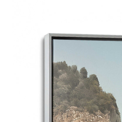 [Color:Polished Chrome], Picture of art in a Polished Chrome frame at an angle