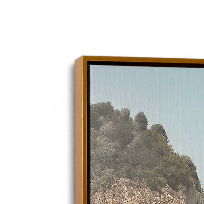[Color:Polished Gold], Picture of art in a Polished Gold frame at an angle
